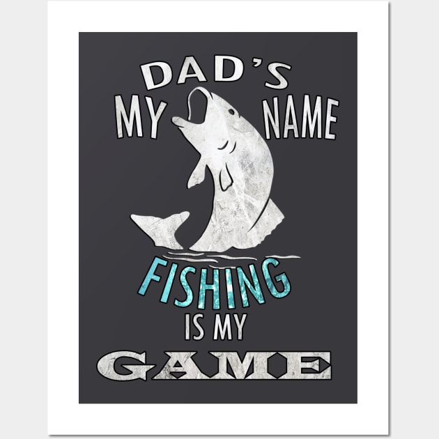 Fathers Day Fishing Quote Funny Gifts Wall Art by tamdevo1